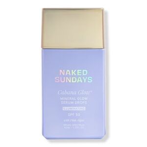 NWT Naked Sundays CabanaGlow Mineral Glow Drops SPF 50 Sunscreen